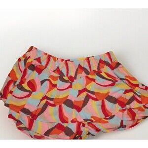 Torrid Multicolor Boho Ruffle Gauze Shorts Flowy Elastic Waist 5